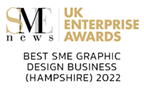 Best SME graphic design business (hampshire) 2022 award