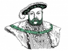Henry VIII digital illustration